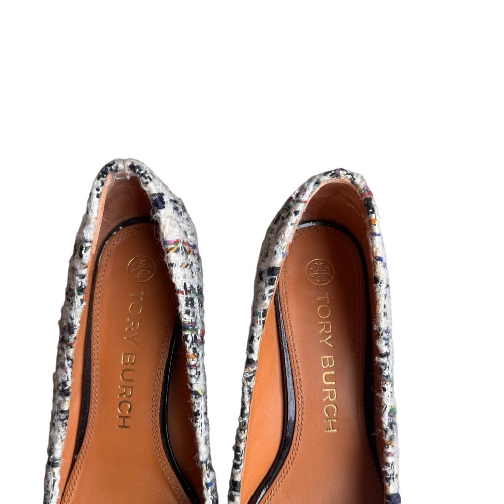 Tory Burch - Gigi Tweed Pointed-Toe Pumps Sz 8.5 - Picture 3 of 9